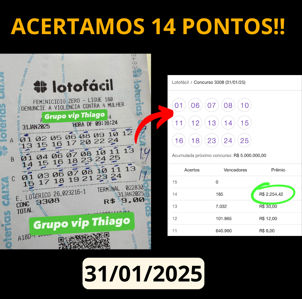 ACERTAMOS 14 PONTOS (80)