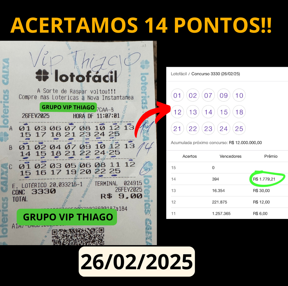 ACERTAMOS 14 PONTOS (92)