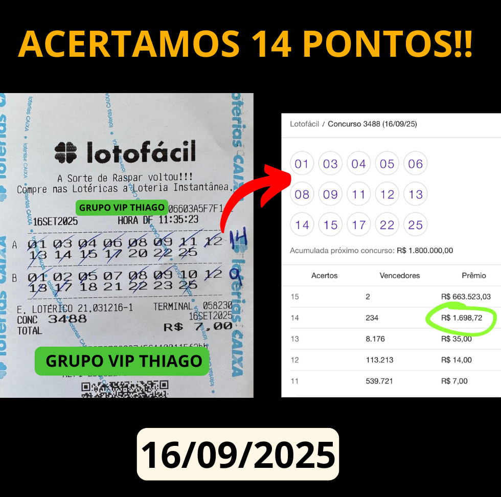 ACERTAMOS 14 PONTOS (2)