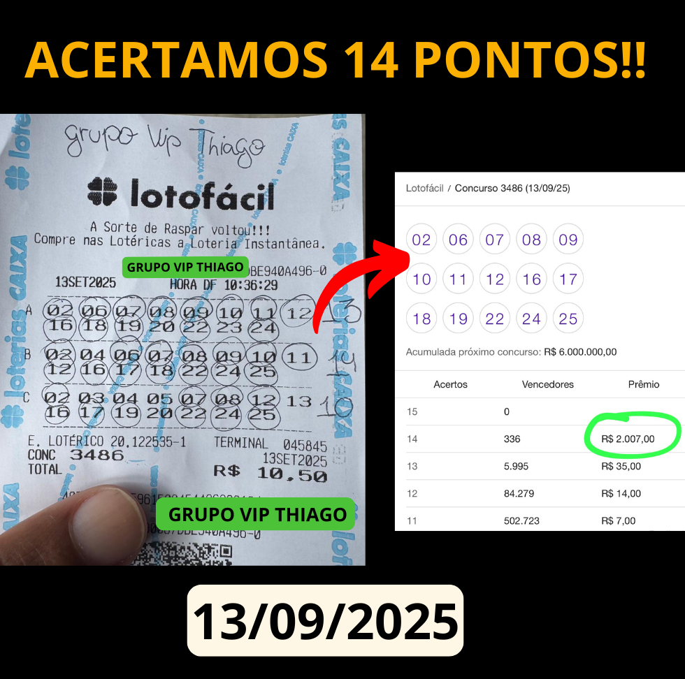 ACERTAMOS 14 PONTOS (3)